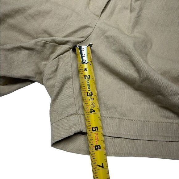 J. Crew Khaki Tan Shorts Mom Preppy Summer Vacation Appropriate Longer Shorts - Picture 5 of 7